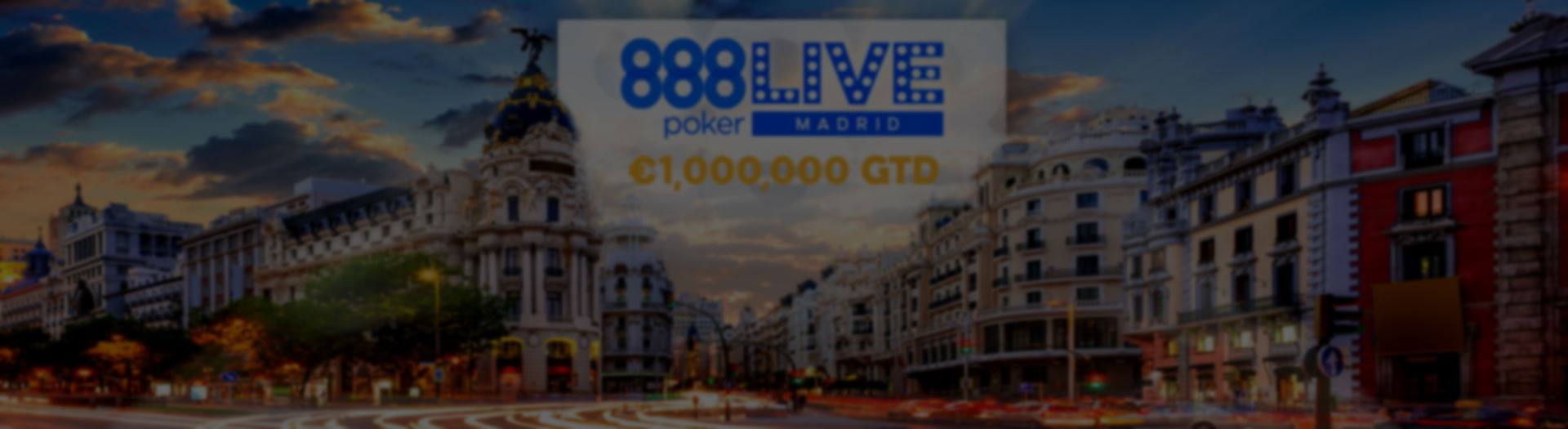 $1.600-Paket für 888live Madrid in unserem exklusiven Freeroll