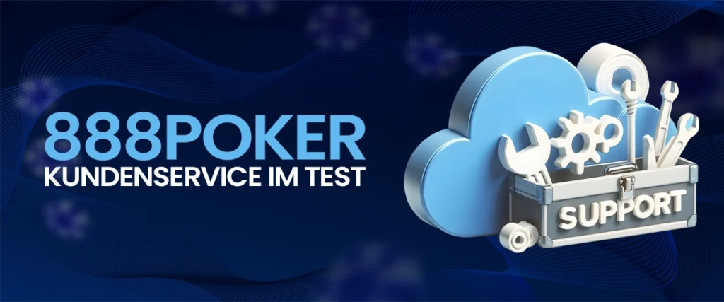Support und Hilfe-Bereich bei 888Poker