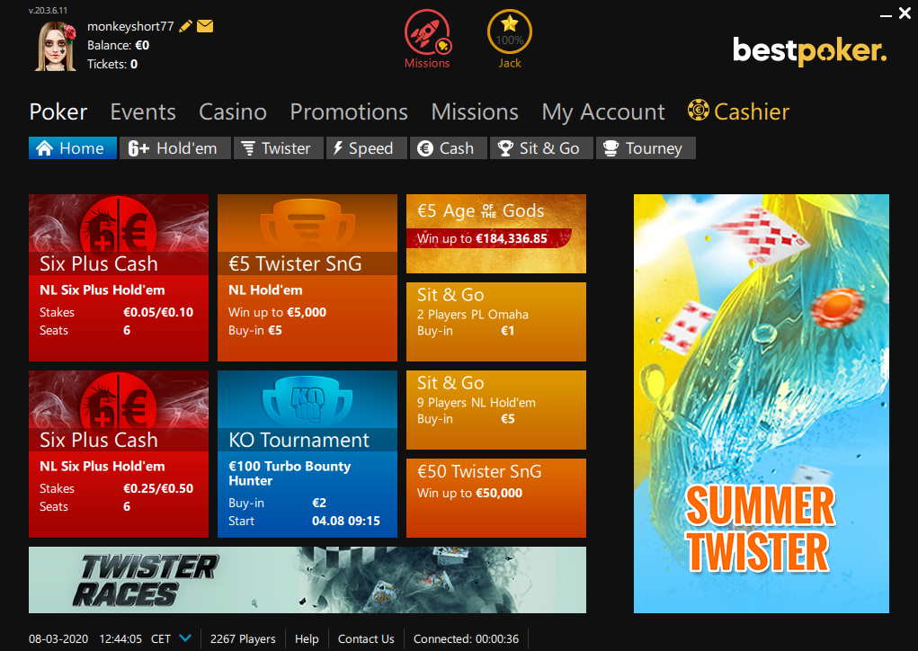 BestPoker Startseite