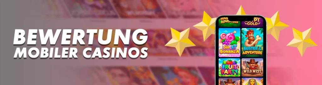 Bewertungskriterien für mobile Casinos