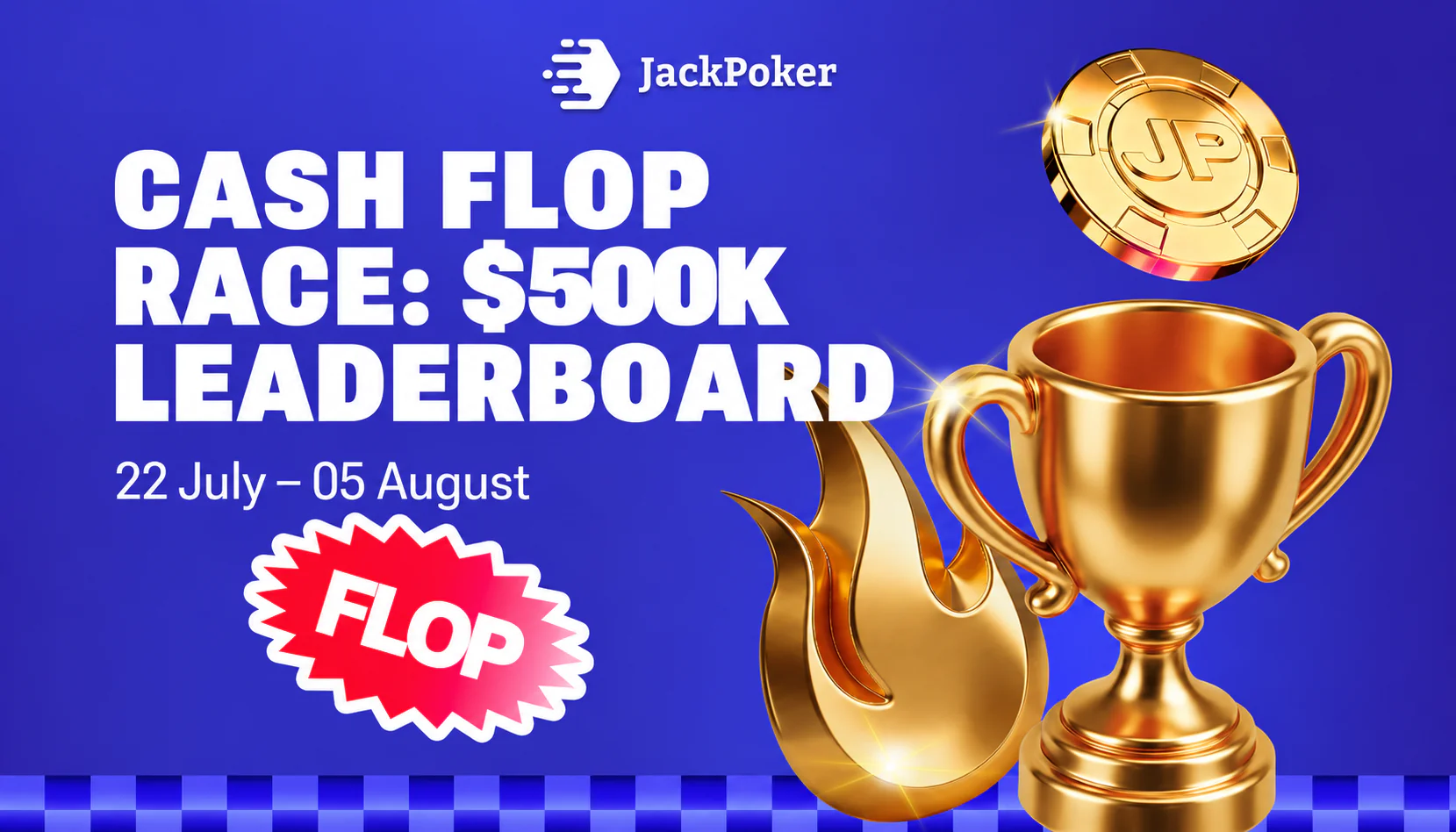 JackPoker Flop Race bringt $500K auf die Leaderboards
