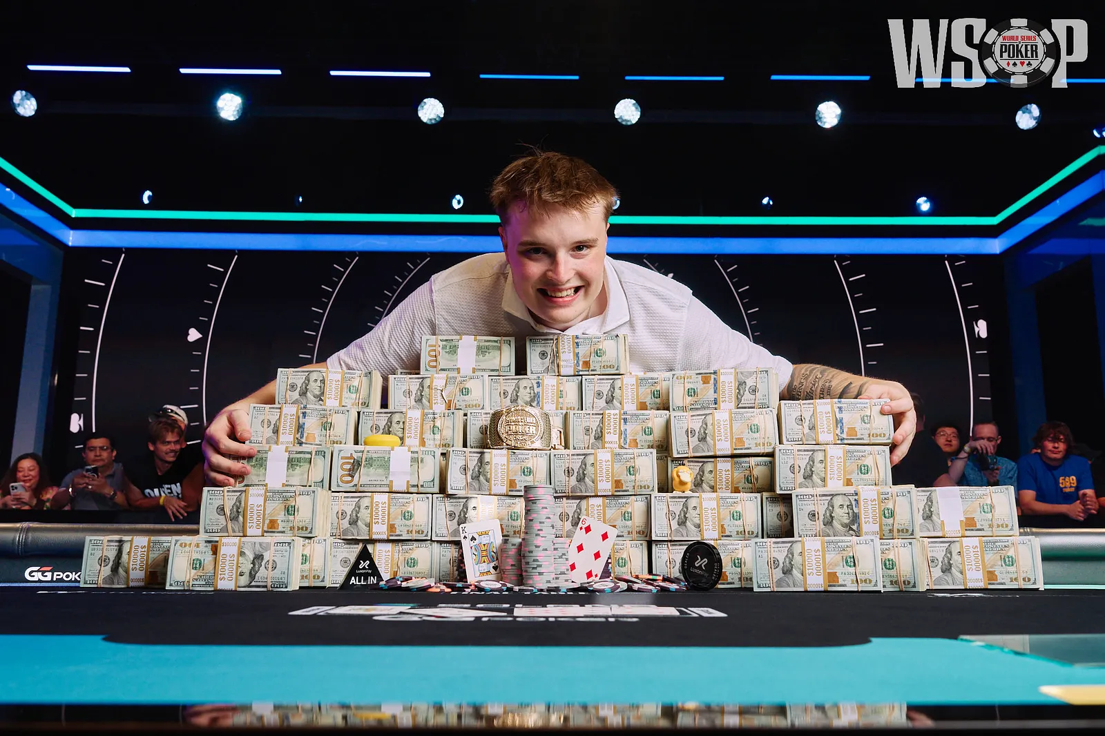Der 22-jährige Lucas Jumalon gewinnt das WSOP Main Event 2026 ($10M)