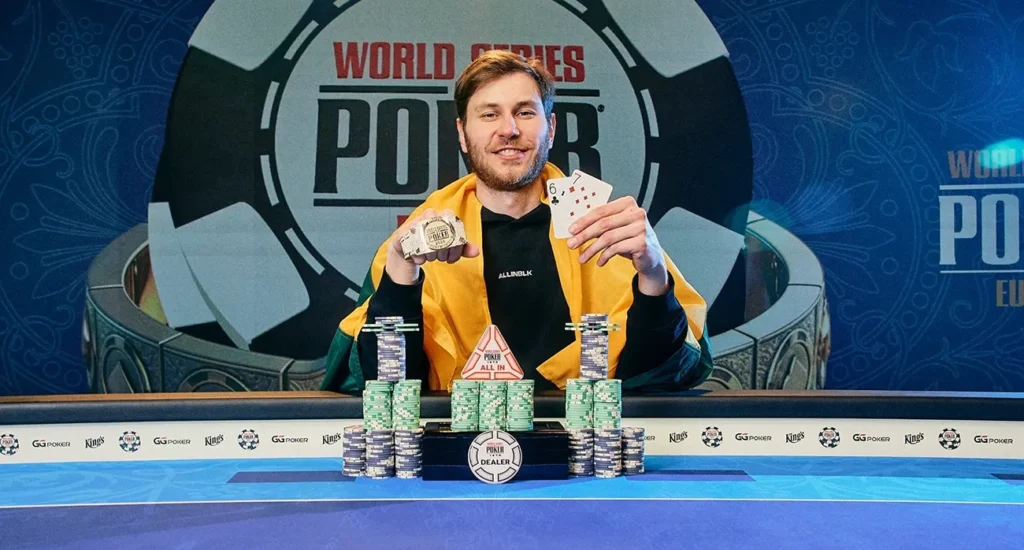 Marius Kudzmanas WSOPE in Prag