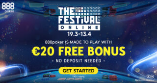 Es ist wieder da und es ist noch größer… $1M gibt es beim The Festival Online bei 888Poker zu gewinnen