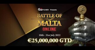 Battle of Malta Online auf GGPoker mit $25m garantiert