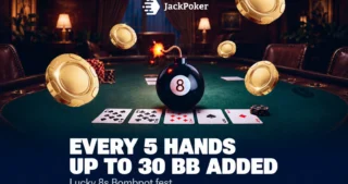 JackPoker lädt Cash-Game-Spieler zum Lucky 8S Bombpot Fest ein