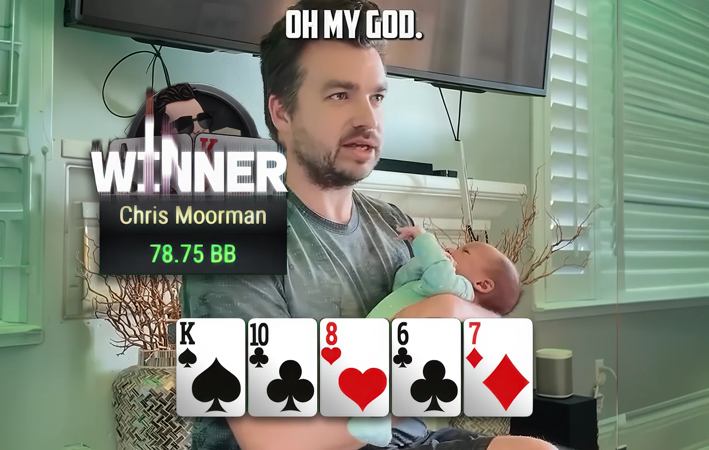 Chris Moorman startet als frischgebackener Vater auf ACR Poker durch
