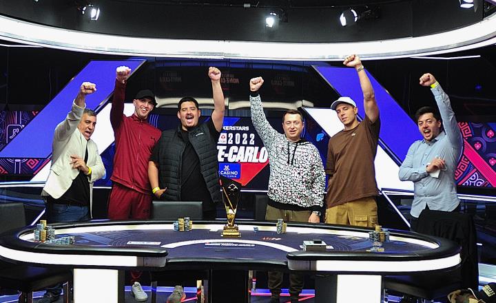 Finaltisch der EPT Monte Carlo 2022