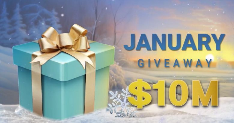Kickstart ins neue Jahr mit dem GGPoker $10 000 000 Januar Cash Giveaway!
