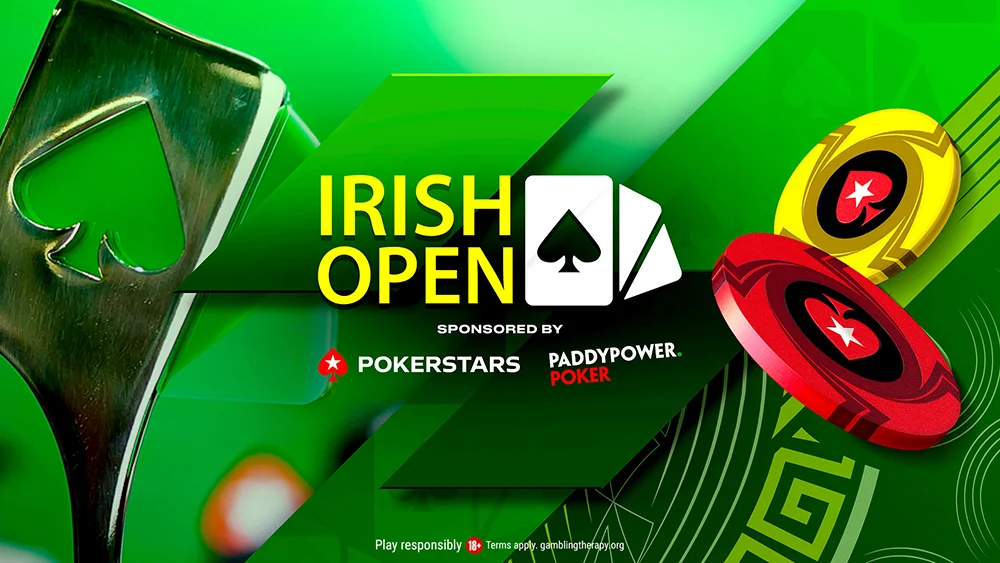 Irish Open 2026 Pokerturnier gesponsert von PokerStars und Paddy Power