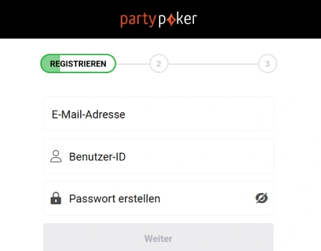 Persönliche Daten eingeben
