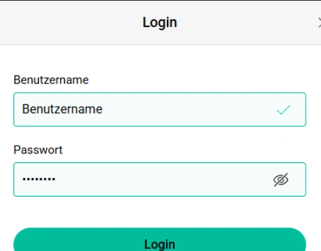 Konto eröffnen und einloggen