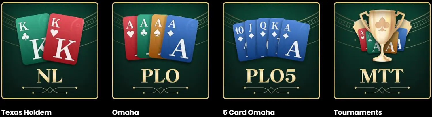 Poker Spiele und Turniere bei FullHouseCrypto Poker