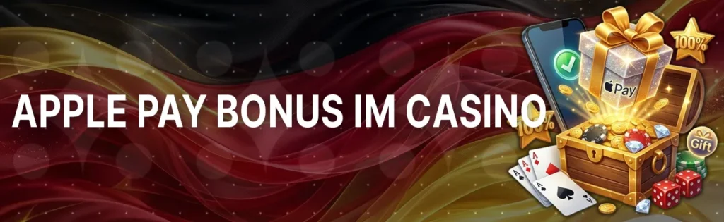 Deutsche Online Casinos mit Apple Pay bieten selten einen speziellen Bonus. Meist kannst du mit Apple Pay aber trotzdem regulär an den üblichen Bonusaktionen teilnehmen.