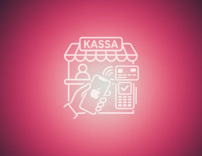 Apple Pay im Kassenbereich wählen: