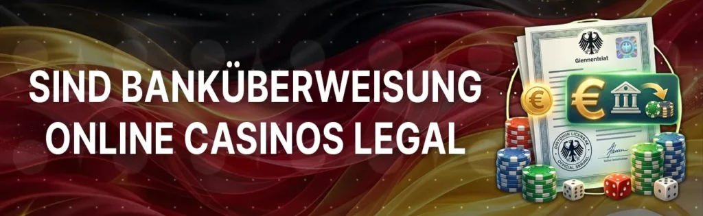 Online-Casinos mit Banküberweisung sind in Deutschland legal, sofern sie eine gültige Lizenz besitzen. Wichtig sind Spielerschutz (z. B. Selbstausschluss), SSL-Verschlüsselung und zertifizierte Zahlungsmethoden für Ein- und Auszahlungen.