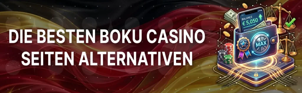 Es gibt verschiedene Gründe für Alternativen zu Boku: Manche Casinos bieten Boku nicht an, High-Roller stoßen an Einzahlungslimits, und Boku erlaubt keine Auszahlungen – dann braucht man eine andere Lösung.