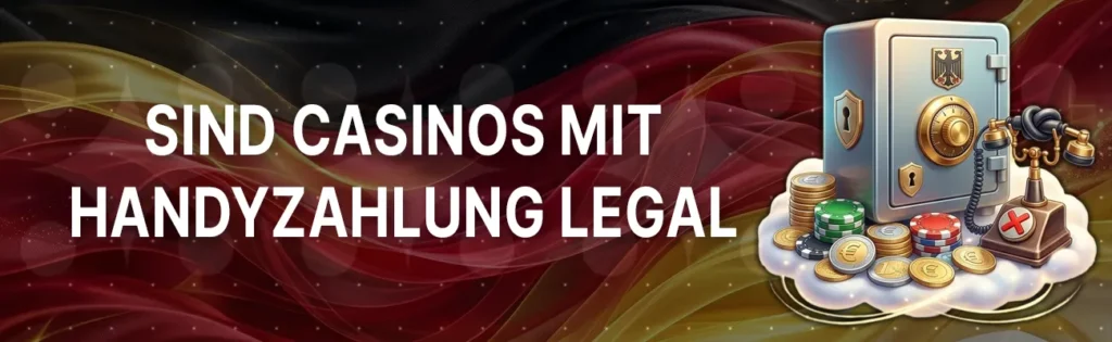 Bequemes Zahlen per Handyrechnung ist bei legalen Online-Casinos in Deutschland nicht erlaubt. Wer ein Casino mit Handyguthaben bezahlen möchte, bekommt meist keine direkte Lösung. 