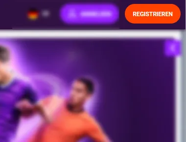 Auf der Startseite den Button „Registrieren“ anklicken.